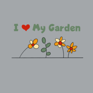 I love My Garden - Men's T-shirt Design