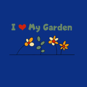 I Love My Garden - Baby T-shirt Design