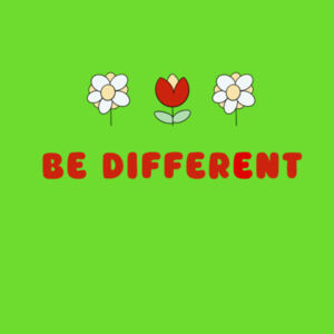 Be Different - Baby T-shirt Design