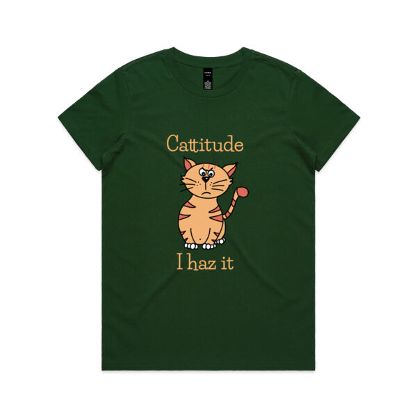 Cattitude I Haz It - Women's T-shirt Thumbnail