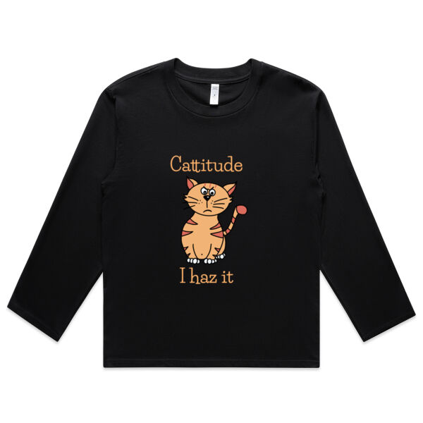 Cattitude I Haz It - Women's Long Sleeve Thumbnail