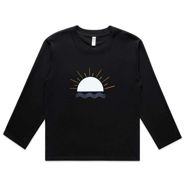 Sunset On The Beach - Women's Long Sleeve Thumbnail